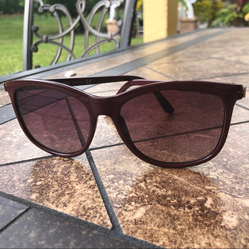 Tom Ford Fiona Burgundy Sunglasses